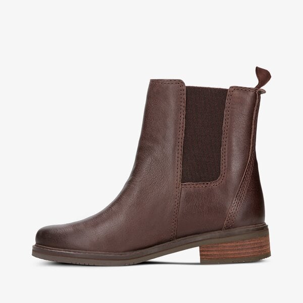 Damskie botki / sztyblety TIMBERLAND MONT CHEVALIER CHELSEA a1sba kolor brązowy