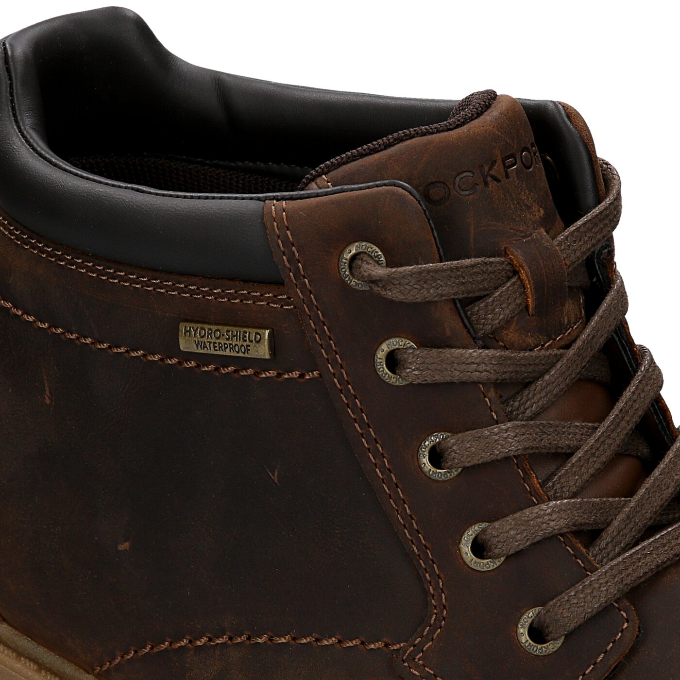 Męskie buty za kostkę ROCKPORT RGD BUC WP BOOT v81619 kolor brązowy