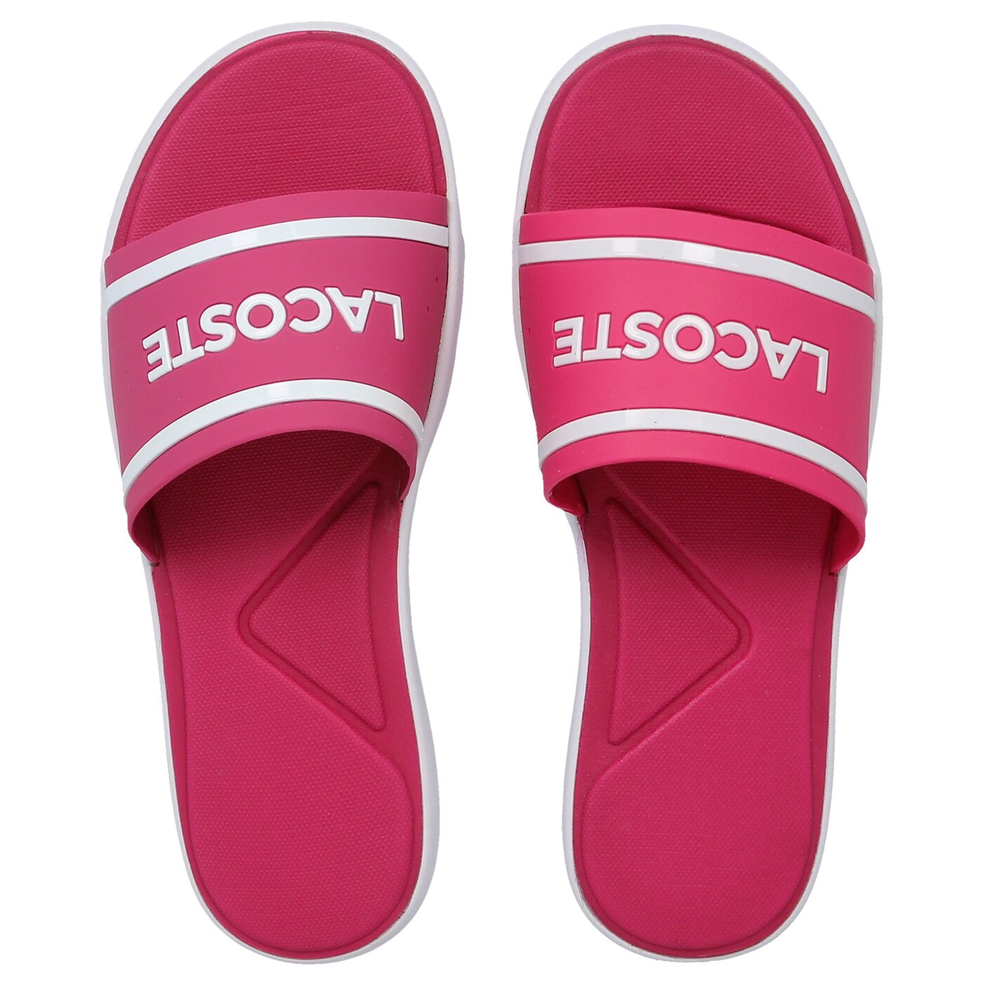 Damskie klapki LACOSTE L.30 SLIDE 118 2 735caw0021fp6 kolor różowy