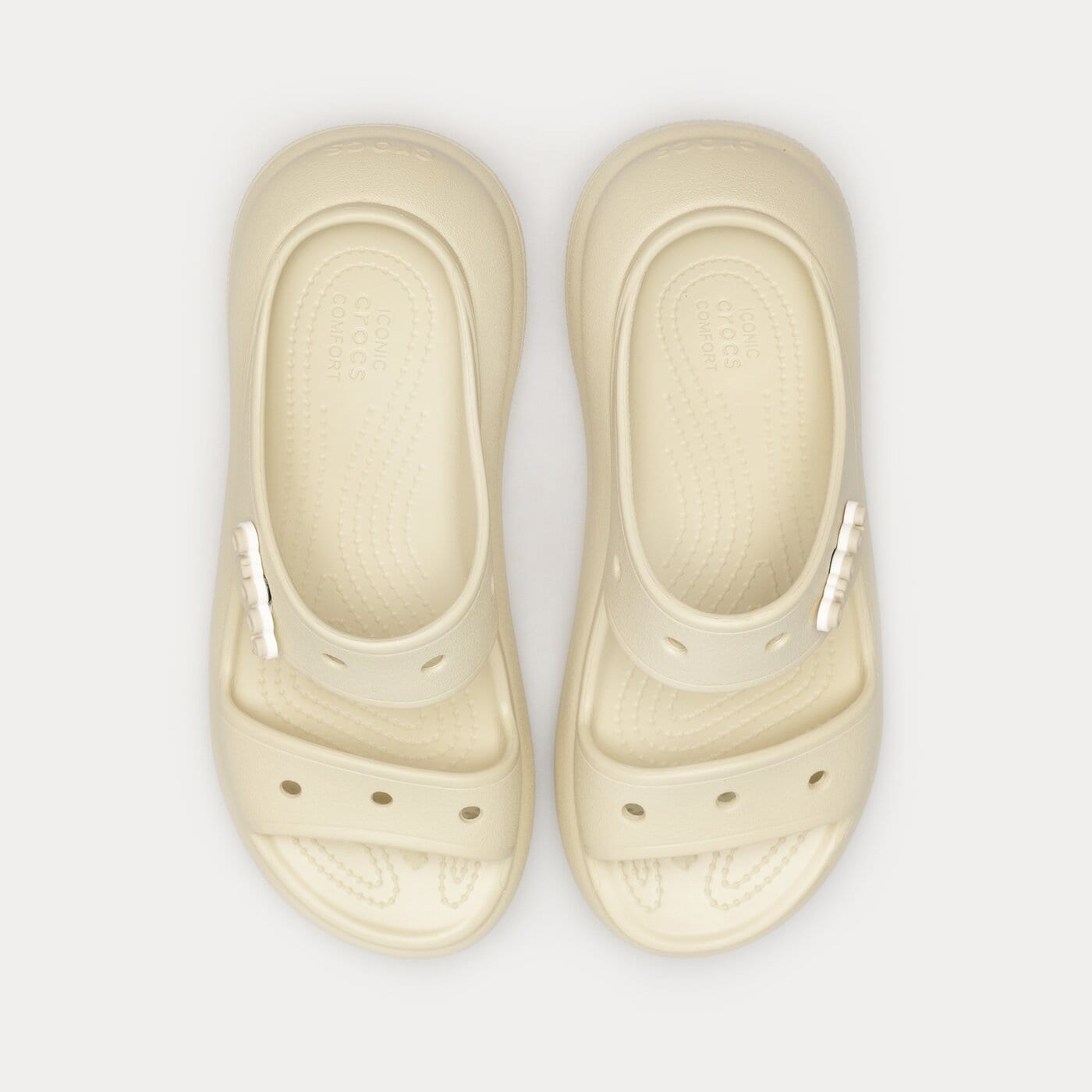 Damskie sandały CROCS CLASSIC CRUSH SANDAL 2076702y2 kolor beżowy