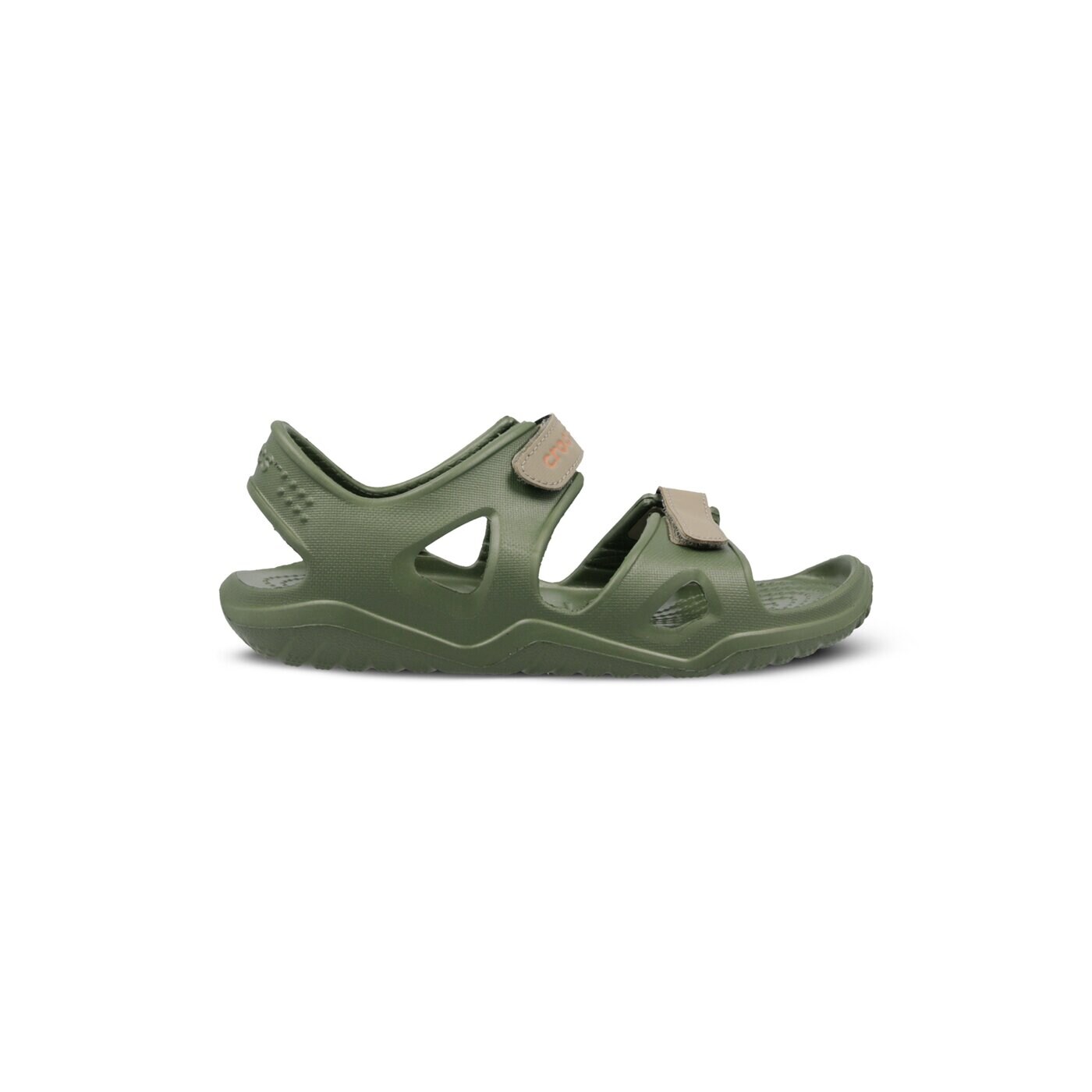 Dziecięce sandały / klapki CROCS SWIFTWATER RIVER SANDAL K 204988309i kolor khaki