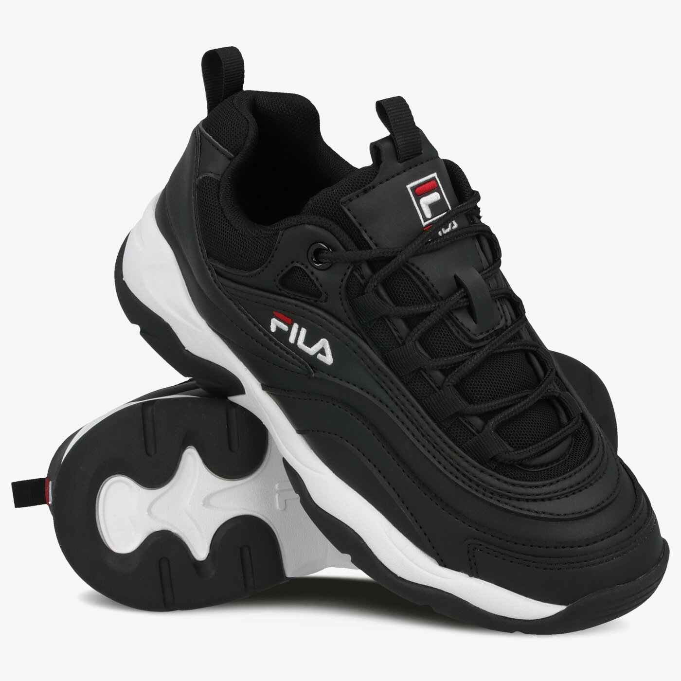 Damskie sneakersy (buty) FILA RAY LOW WMN 101056212a kolor czarny