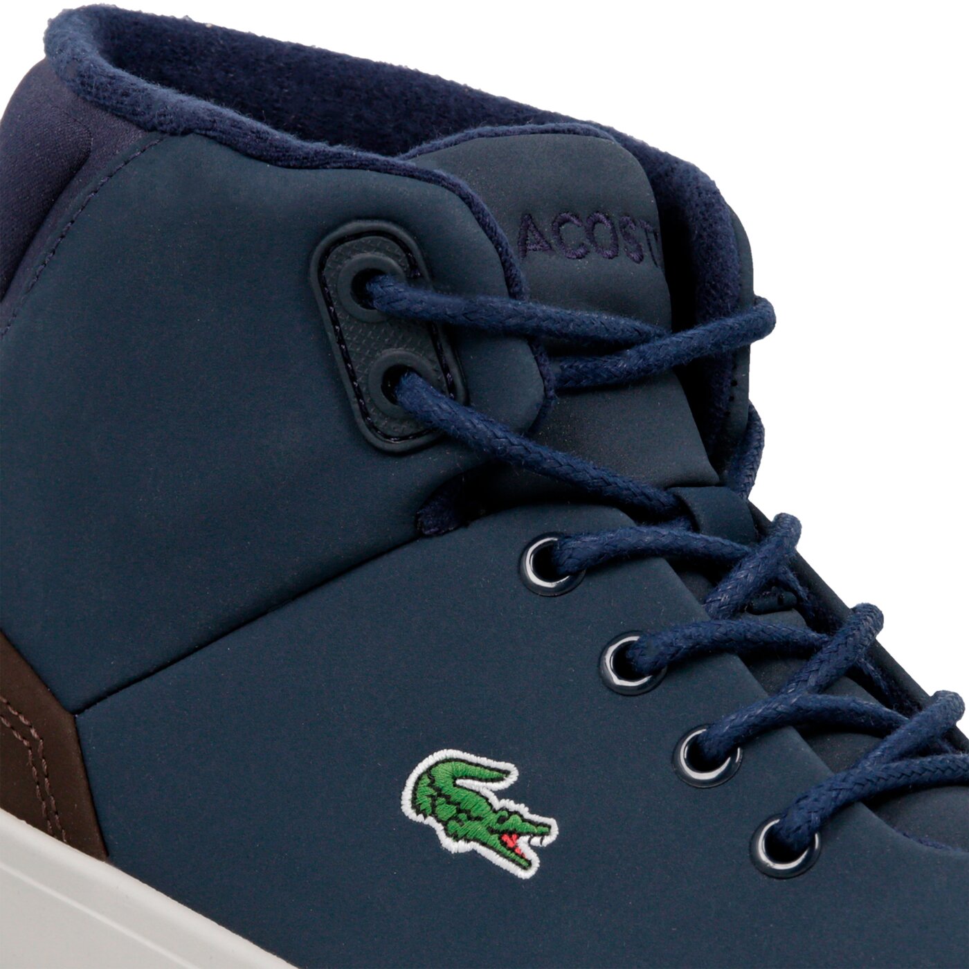 Dziecięce sneakersy (buty) LACOSTE EXPLORATEUR CLASSIC3181 736caj0006nt3 kolor granatowy