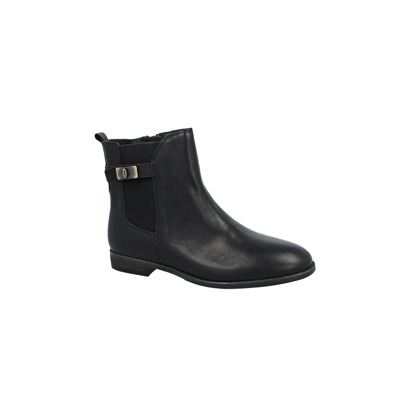 Damskie botki / sztyblety TOMMY HILFIGER BILLIE 10A  fw56817612990 kolor czarny