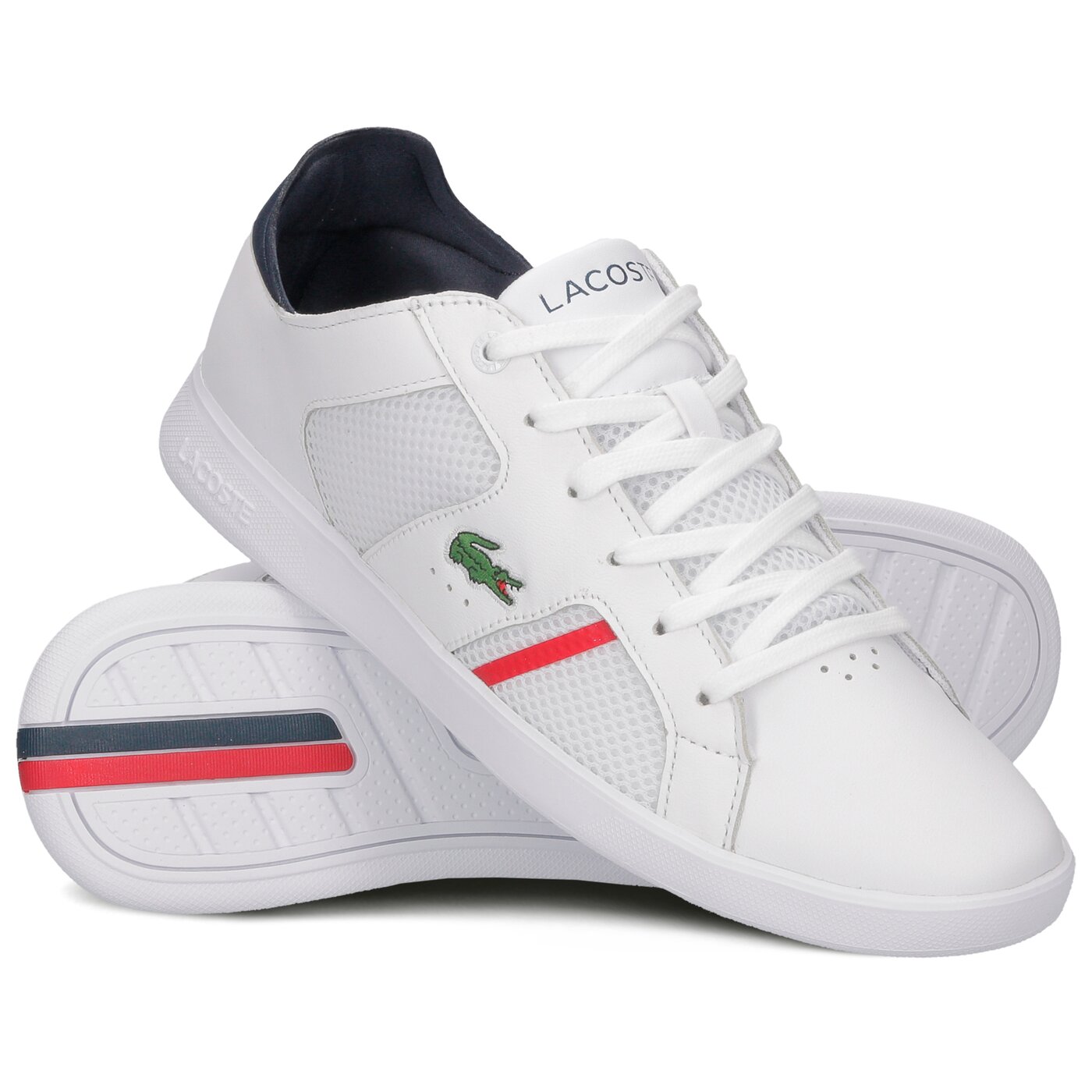 Męskie sneakersy (buty) LACOSTE NOVAS CT 218 1 SPM 735spm0041042 kolor biały