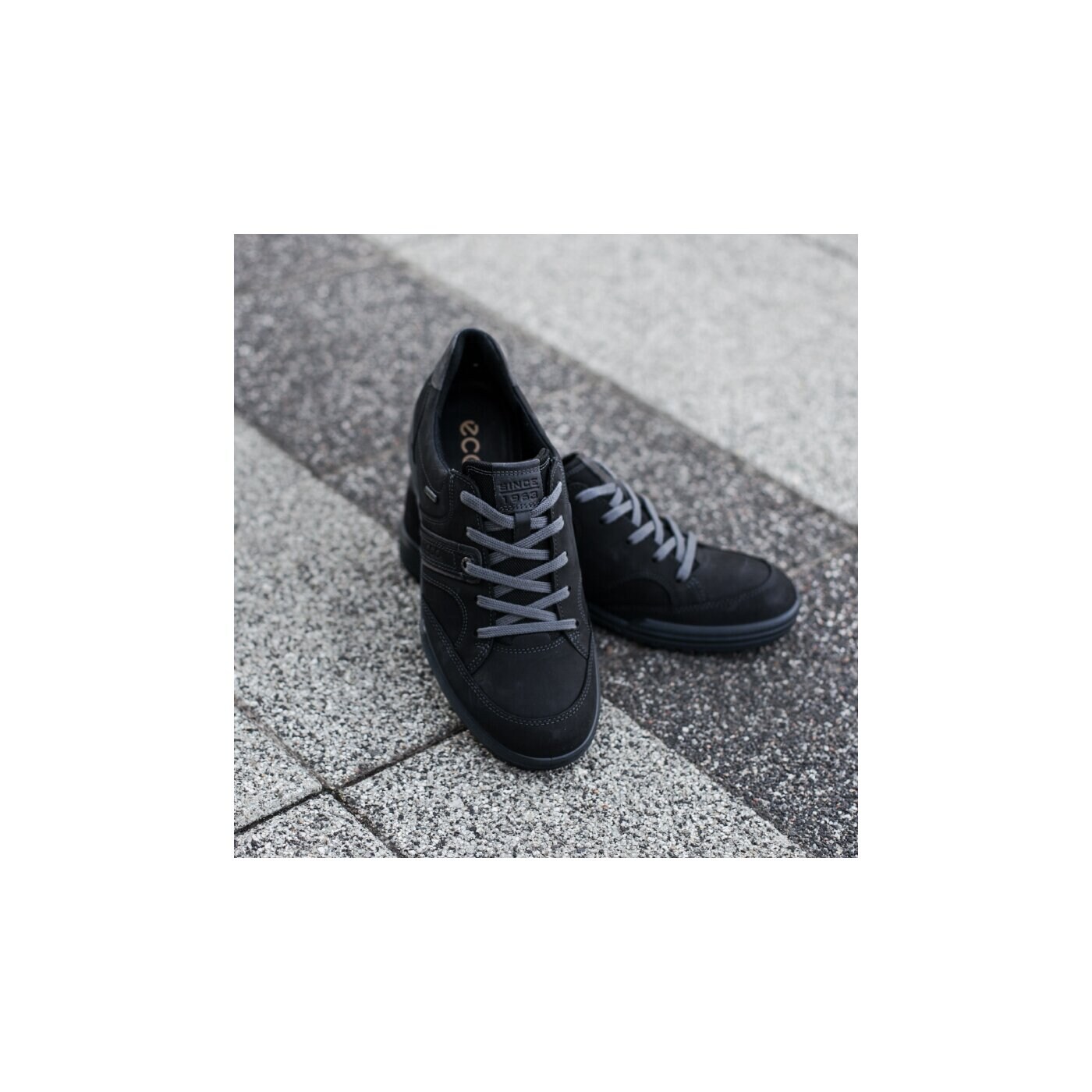 Męskie półbuty ECCO FRASER 53958455869 kolor czarny