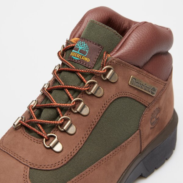 Męskie buty za kostkę TIMBERLAND FIELD BOOT MID LACE WATERPROOF BOOT tb1a18a6d471 kolor brązowy