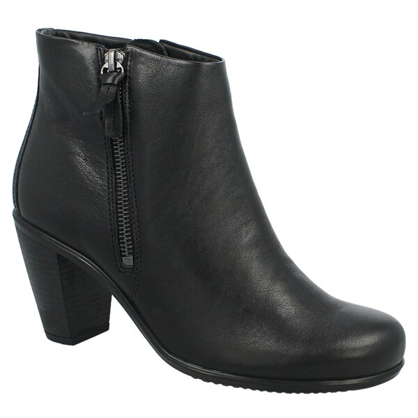 Damskie botki / sztyblety ECCO TOUCH 75B 26350312001 kolor czarny