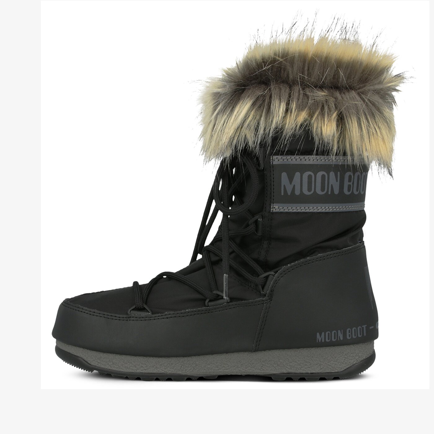 Damskie śniegowce MOON BOOT MONACO LOW WP 2  24008800001 kolor czarny