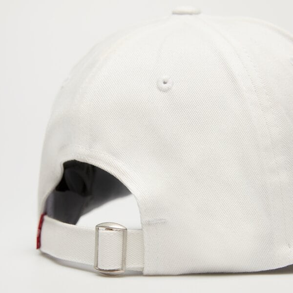 Damska czapka z daszkiem LEVI'S CZAPKA HOUSEMARK FLEXFIT CAP d7723-0001 kolor biały