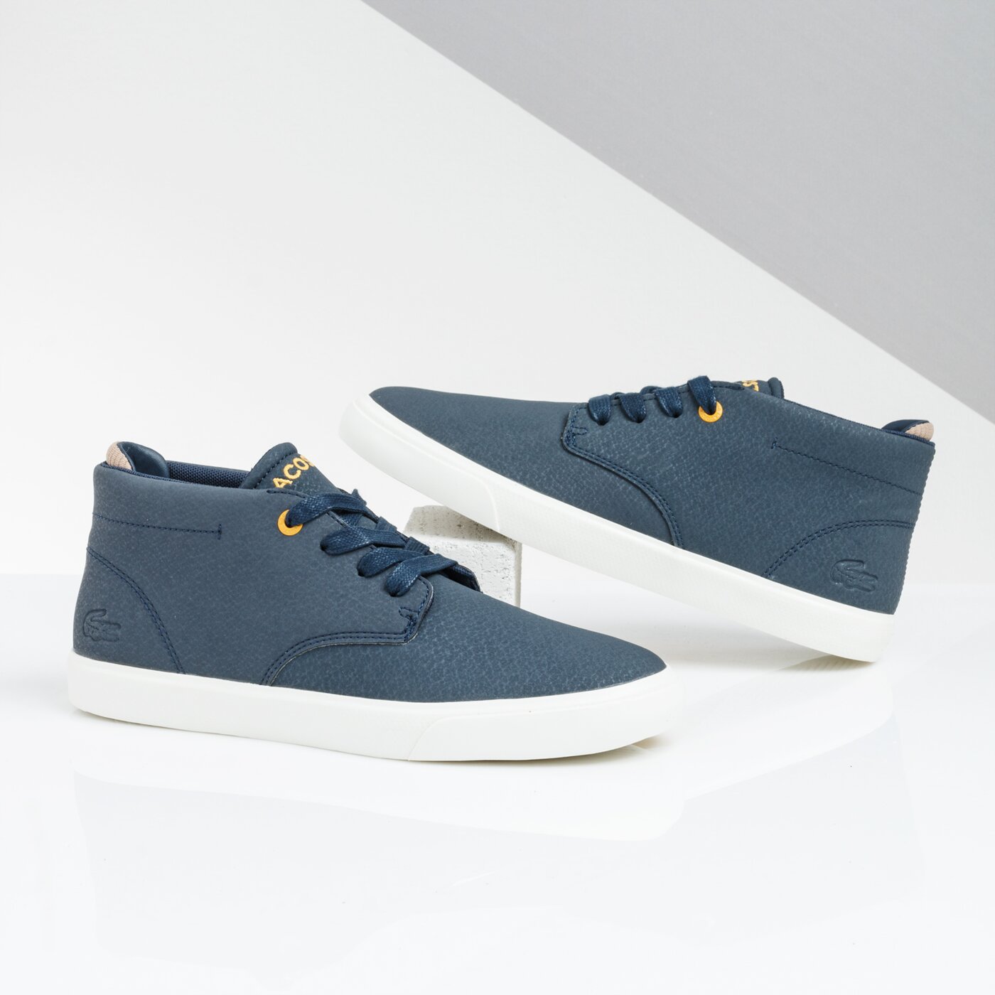 Dziecięce trampki LACOSTE ESPARRE CHUKKA 319 1 CUJ 738cuj0005j18 kolor granatowy