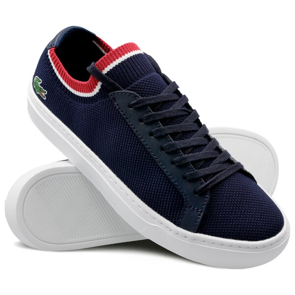 Męskie sneakersy (buty) LACOSTE LA PIQUÉE 119 1 CMA 737cma00387a2 kolor granatowy