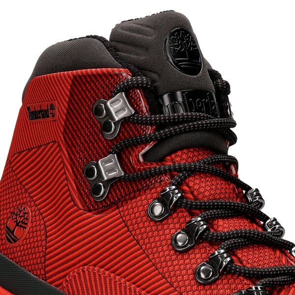Męskie buty outdoor (trekkingowe) TIMBERLAND EURO HIKER JACQUARD JACQUARD a1lo2 kolor czerwony