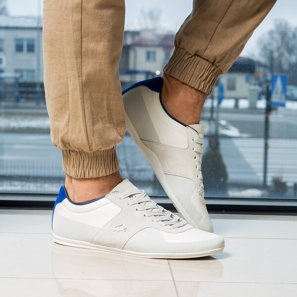 Męskie sneakersy (buty) LACOSTE TURNIER 117 1 733cam1021098 kolor beżowy