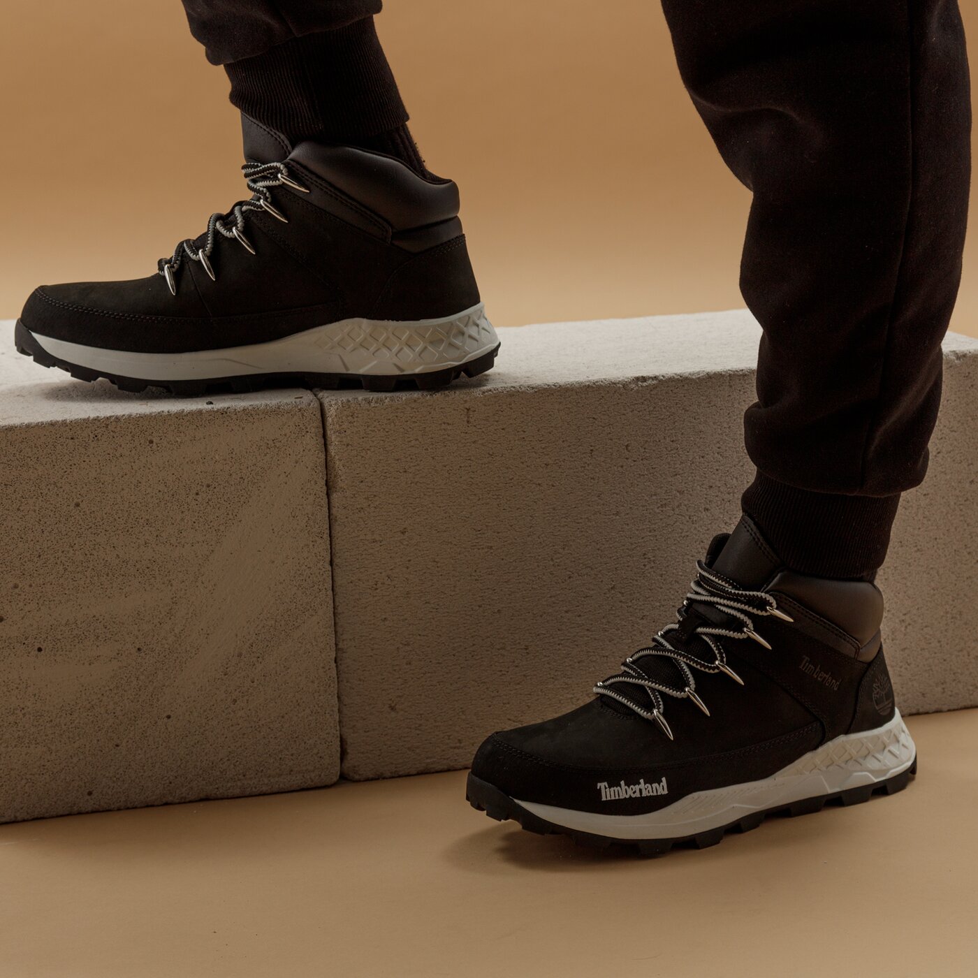 Męskie buty outdoor (trekkingowe) TIMBERLAND BROOKLYN EURO SPRINT tb0a2p610011 kolor czarny