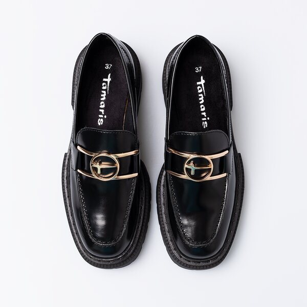 Damskie mokasyny i półbuty TAMARIS LOAFERS 50 BLK 1-1-24709-29-026 kolor czarny