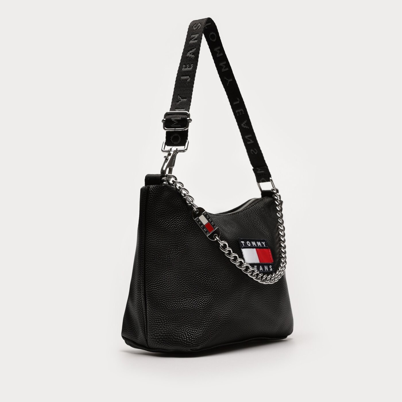 Damska torebka TOMMY HILFIGER TOREBKA TJW HERITAGE SHOULDER BAG aw0aw14570bds kolor czarny