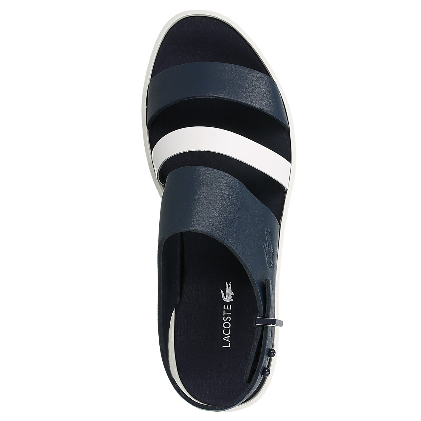 Damskie sandały LACOSTE PIRLE SANDAL 117 1 733caw1011092 kolor granatowy