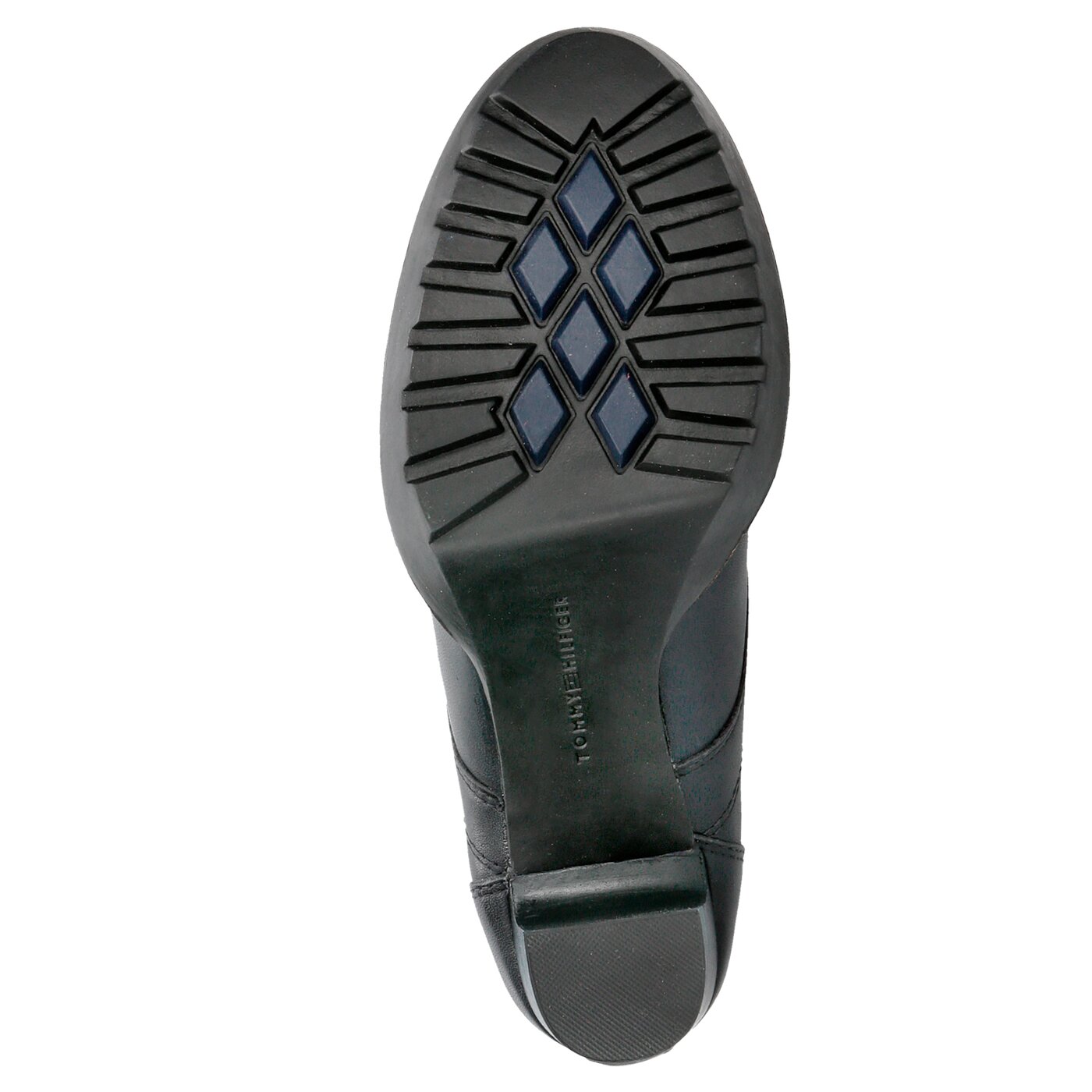 Damskie botki / sztyblety TOMMY HILFIGER ILEEN 20A fw0fw01540403 kolor granatowy