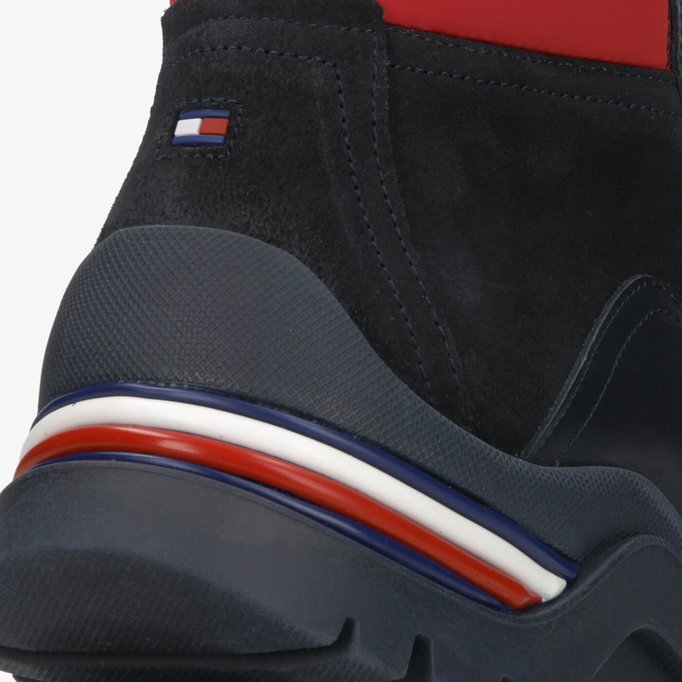 Męskie buty outdoor (trekkingowe) TOMMY HILFIGER CORPORATE OUTDOOR BOOT fm0fm02414403 kolor granatowy