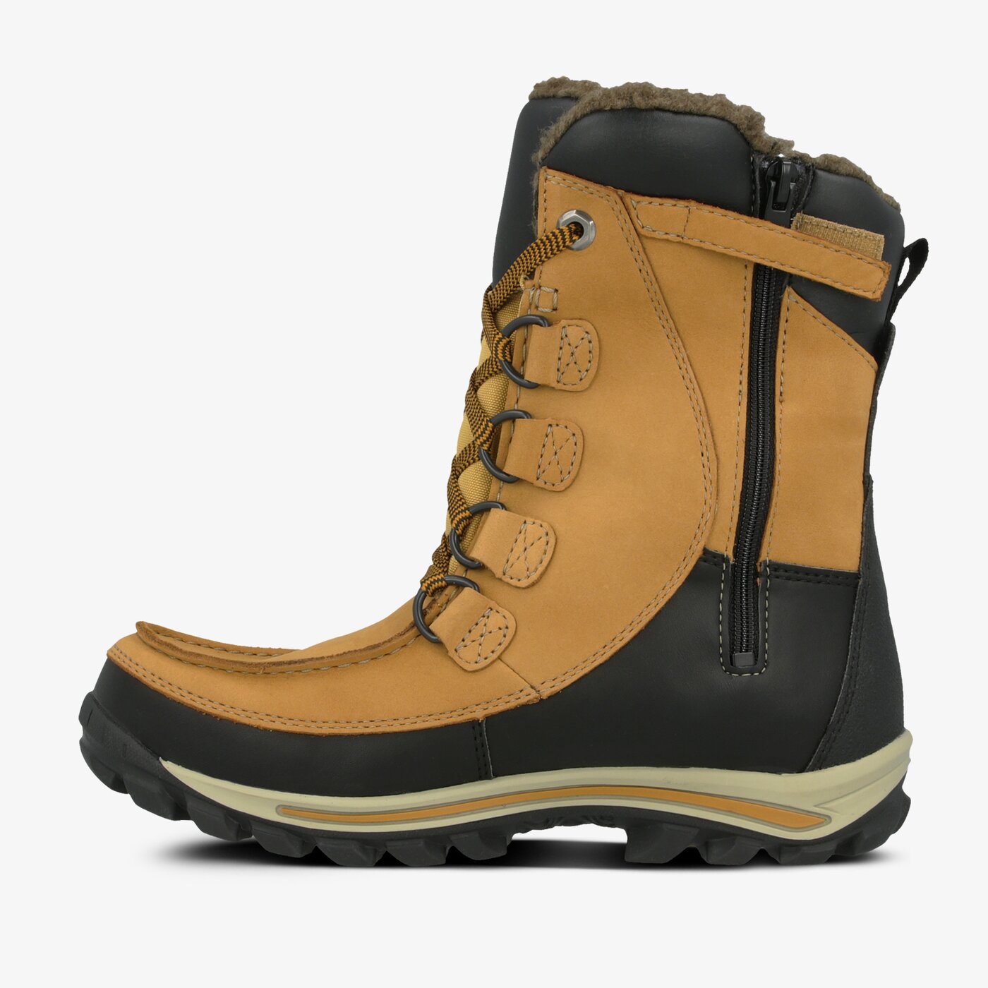 Dziecięce buty outdoor / trekkingowe TIMBERLAND CHILLBERG HP WP BOOT tb03591r2311 kolor żółty