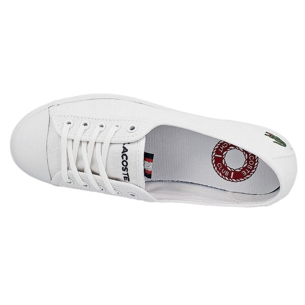 Damskie sneakersy (buty) LACOSTE ZIANE USN 727spw301421g kolor biały