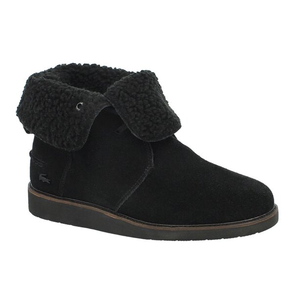 Damskie botki / sztyblety LACOSTE BAYLEN 726srw0144024 kolor czarny