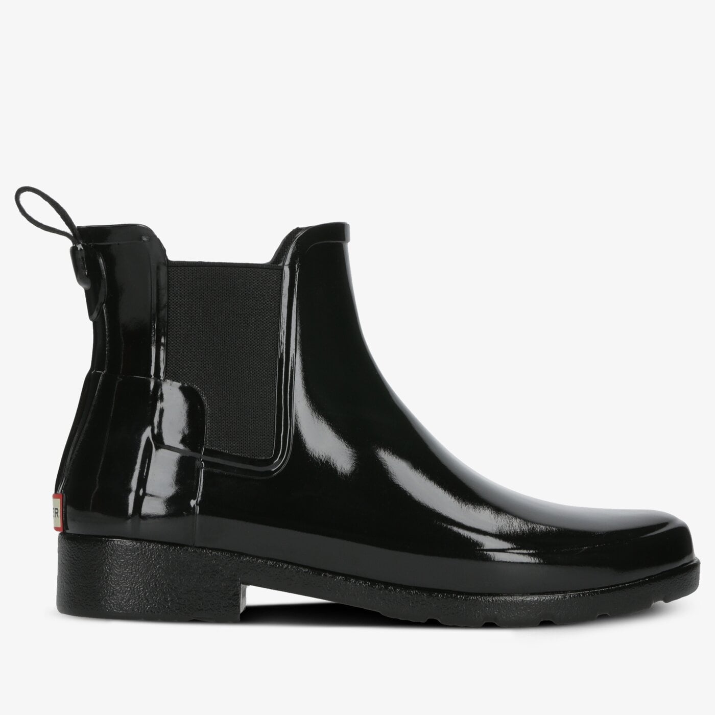 Damskie kalosze (buty gumowe) HUNTER W ORG REFINED CHELSEA GLOSS wfs1017rgl-blk kolor czarny