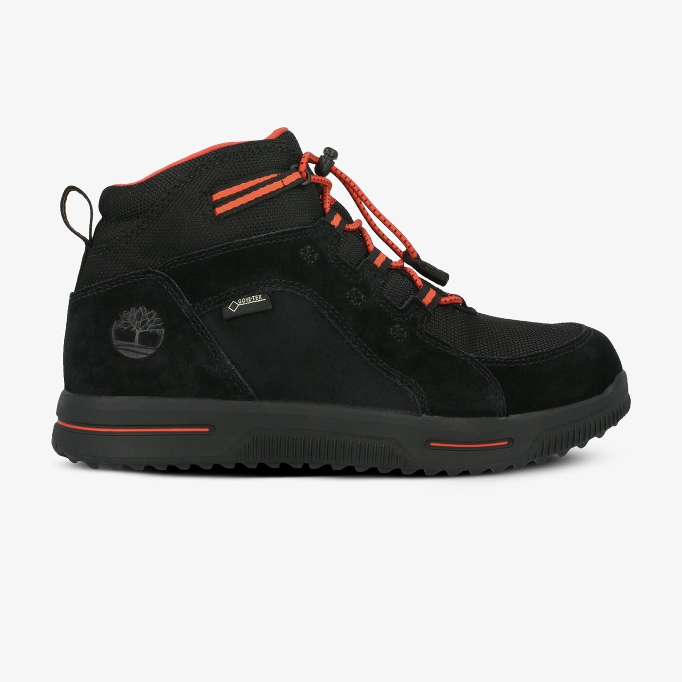 Dziecięce buty outdoor / trekkingowe TIMBERLAND CITY STOMP BUNGEE MID GTX tb0a22nf0151 kolor czarny