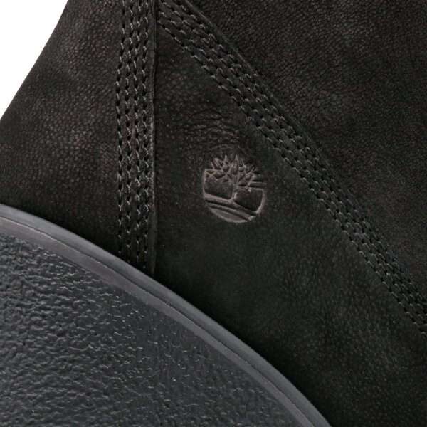 Damskie botki / sztyblety TIMBERLAND PARIS HEIGHT 6IN a1rmu kolor czarny