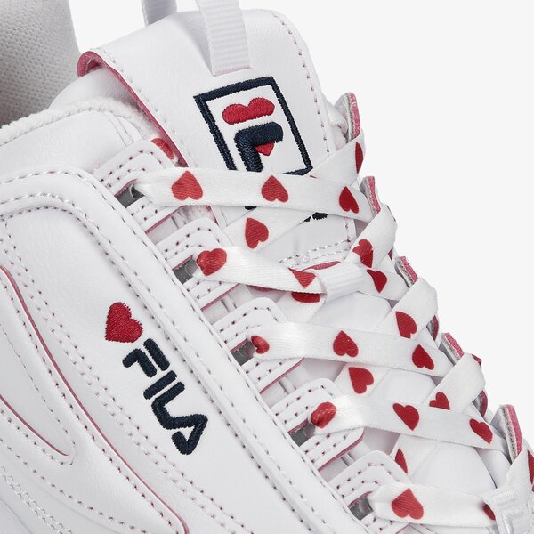 Damskie sneakersy (buty) FILA DISRUPTOR V-DAY WMN 101124192k kolor biały