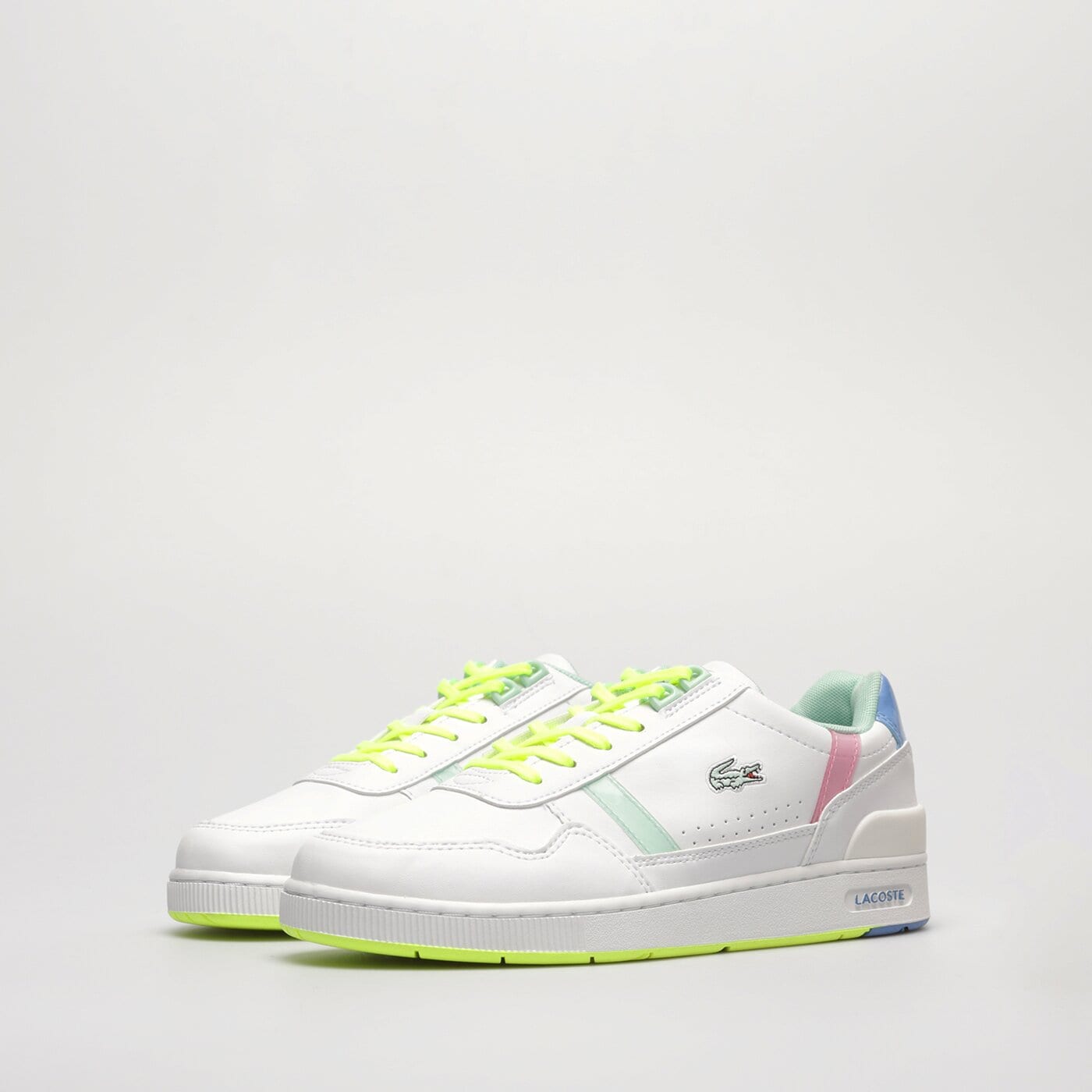 Dziecięce sneakersy (buty) LACOSTE T-CLIP 745suj0017082 kolor biały