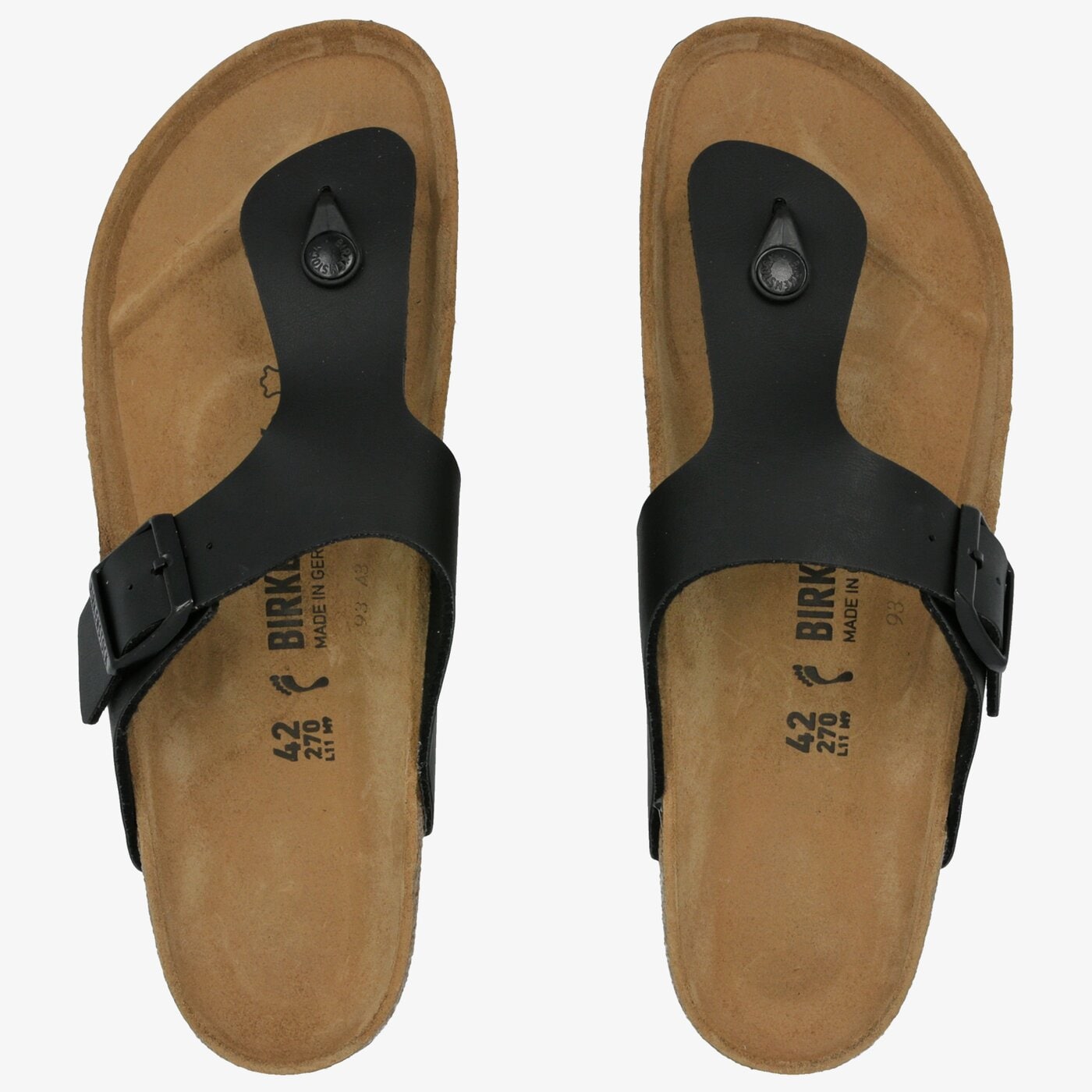 Męskie klapki BIRKENSTOCK RAMSES  44793 kolor czarny