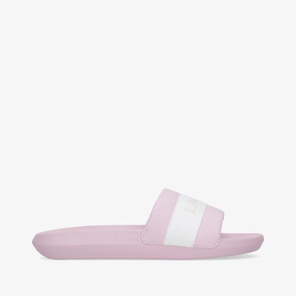 Damskie klapki LACOSTE CROCO SLIDE 0722 1 CFA 743cfa0005208 kolor różowy