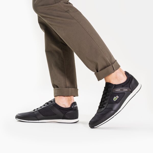 Męskie sneakersy (buty) LACOSTE MENERVA SPORT 0121 1 CMA 742cma0015312 kolor czarny