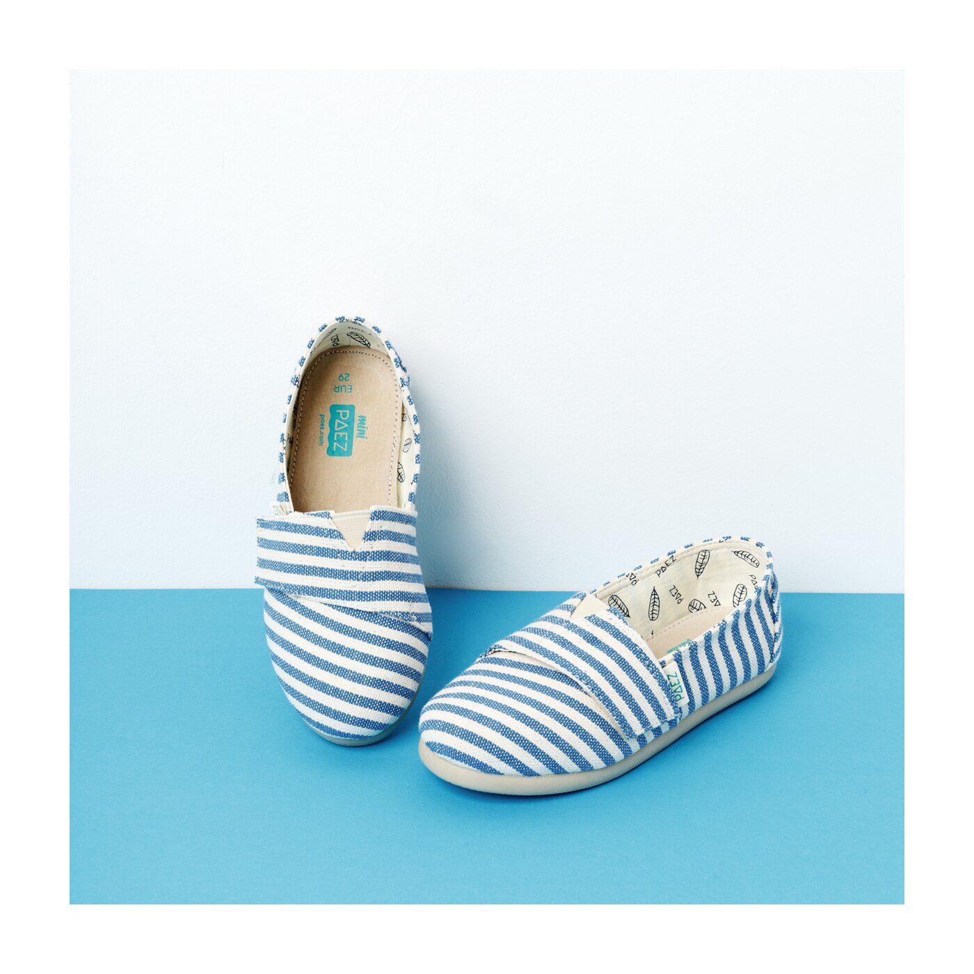 Dziecięce półbuty PAEZ ORIGINAL GUM ARGENTINA 1930501k1301-307 kolor niebieski