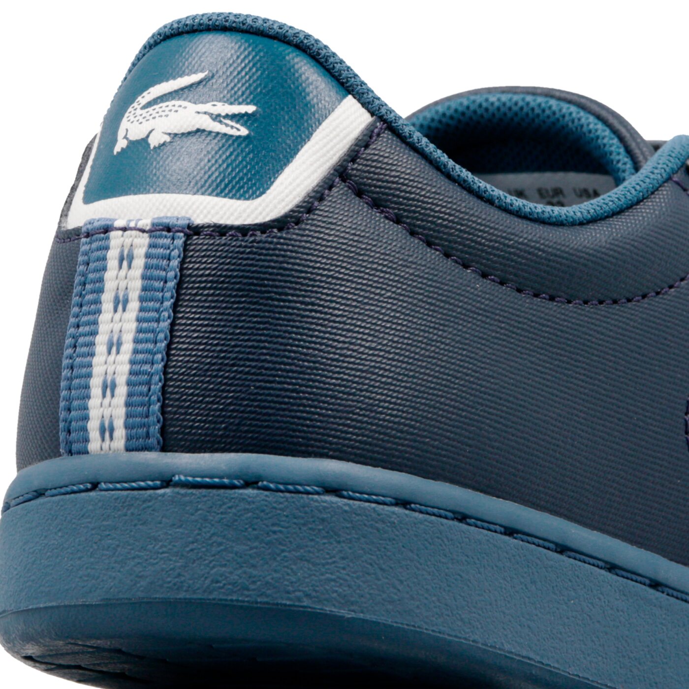 Dziecięce sneakersy (buty) LACOSTE CARNABY EVO STRAP 1191SUC 737suc0005nv1 kolor granatowy