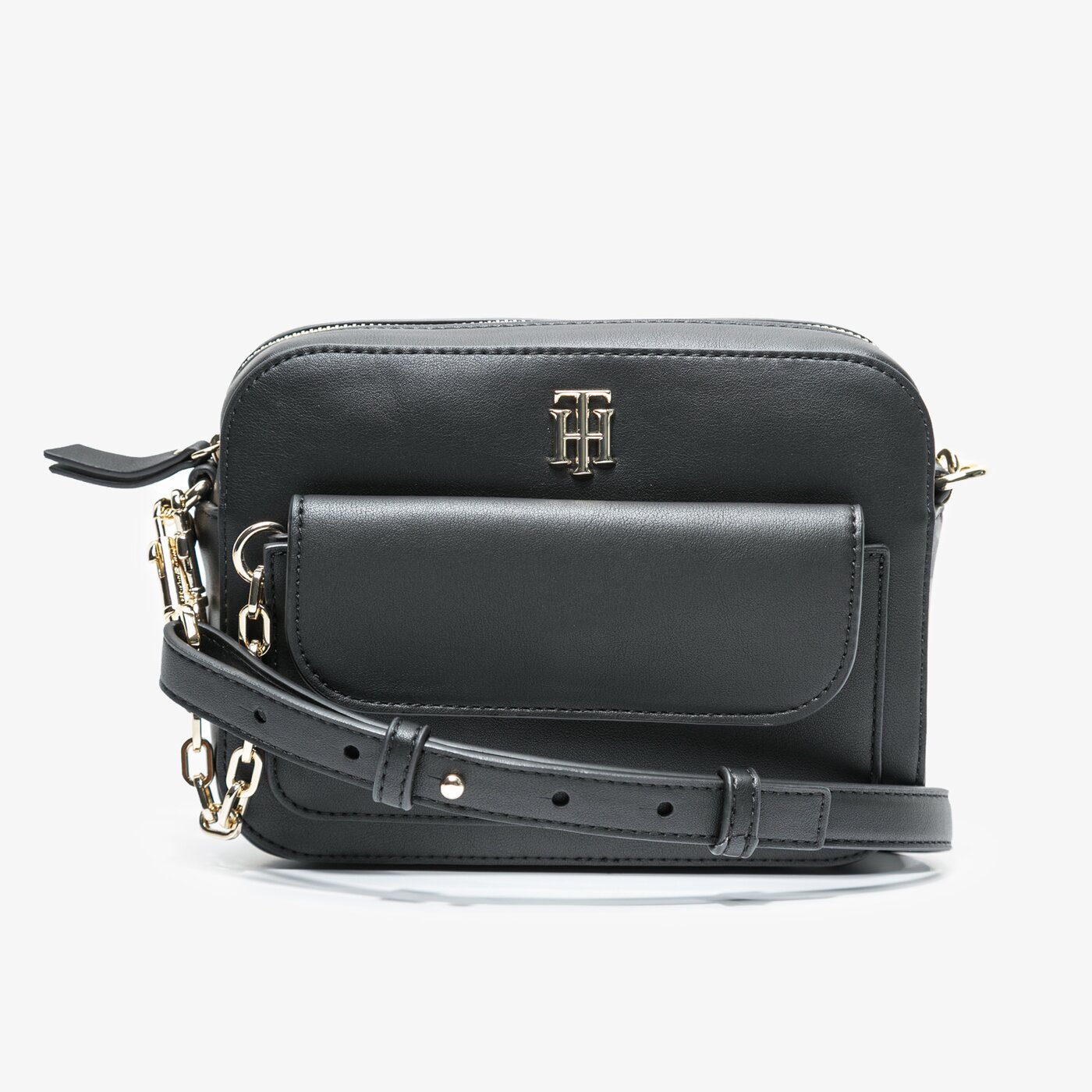 Damska torebka TOMMY HILFIGER TOREBKA TH SEASONAL CROSSOVER aw0aw088210gj kolor czarny