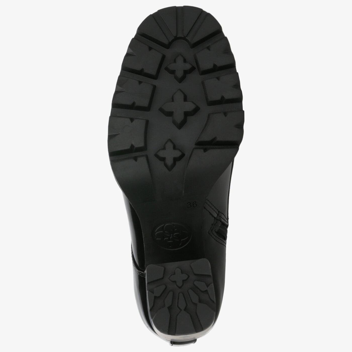 Damskie botki / sztyblety GUESS DEAVAN fl8dvnpaf10black kolor czarny