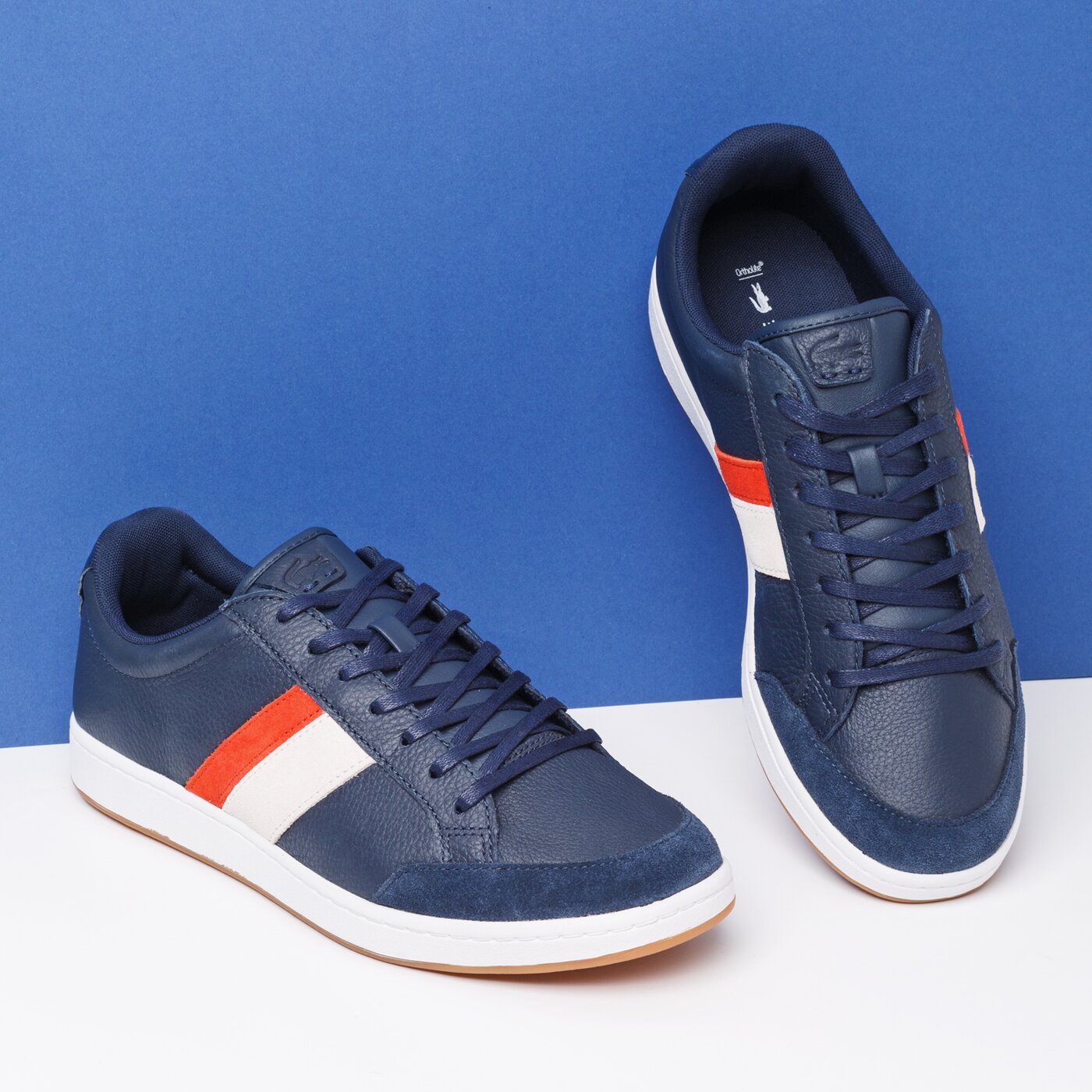 Męskie sneakersy (buty) LACOSTE CARNABY ACE 120 1 SMA 739sma0015325 kolor granatowy