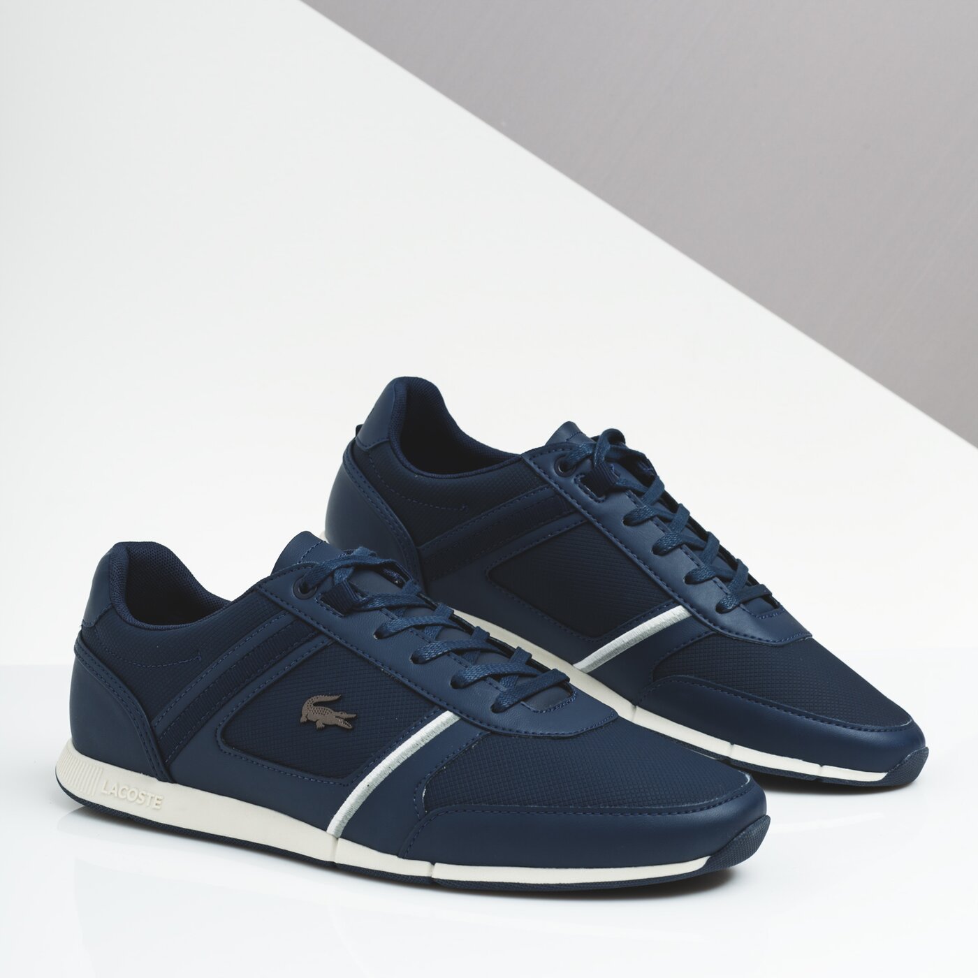 Męskie sneakersy (buty) LACOSTE MENERVA 119 1 CMA 737cma0057j18 kolor granatowy