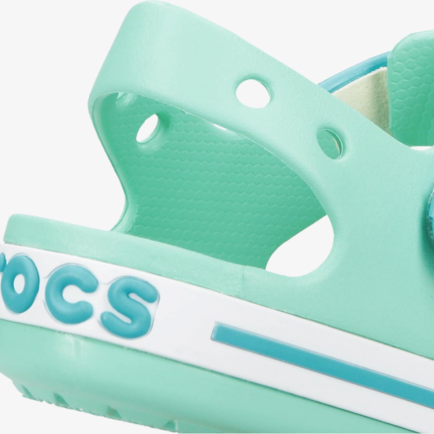 Dziecięce sandały / klapki CROCS CROCBAND SANDAL KIDS 128563u3i kolor zielony