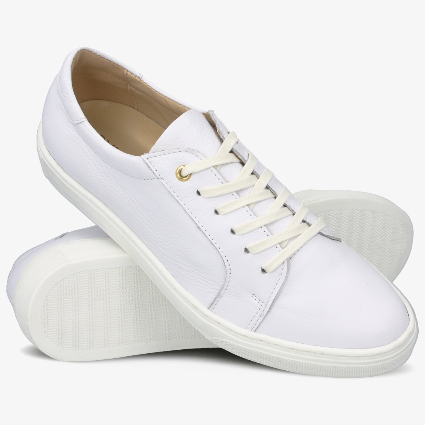 Damskie trampki SYMBIOSIS CLASSIC TENNIS SHOES  sywl120001 kolor biały