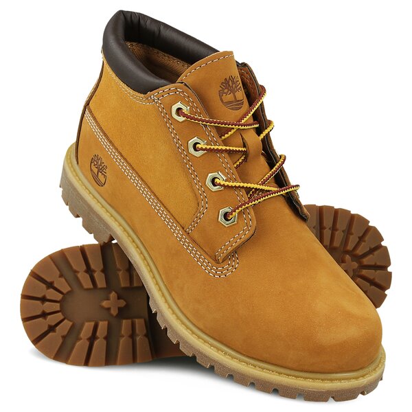 Damskie trapery TIMBERLAND NELLIE CHUKKA LTHR SDE NWP tb1a1kgn2311 kolor żółty