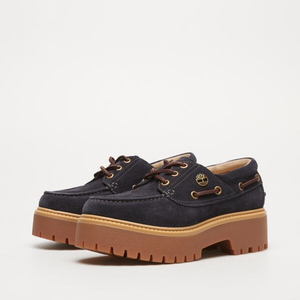 Damskie mokasyny i półbuty TIMBERLAND STONE STREET BOAT SHOE  tb0a62mzep31 kolor granatowy