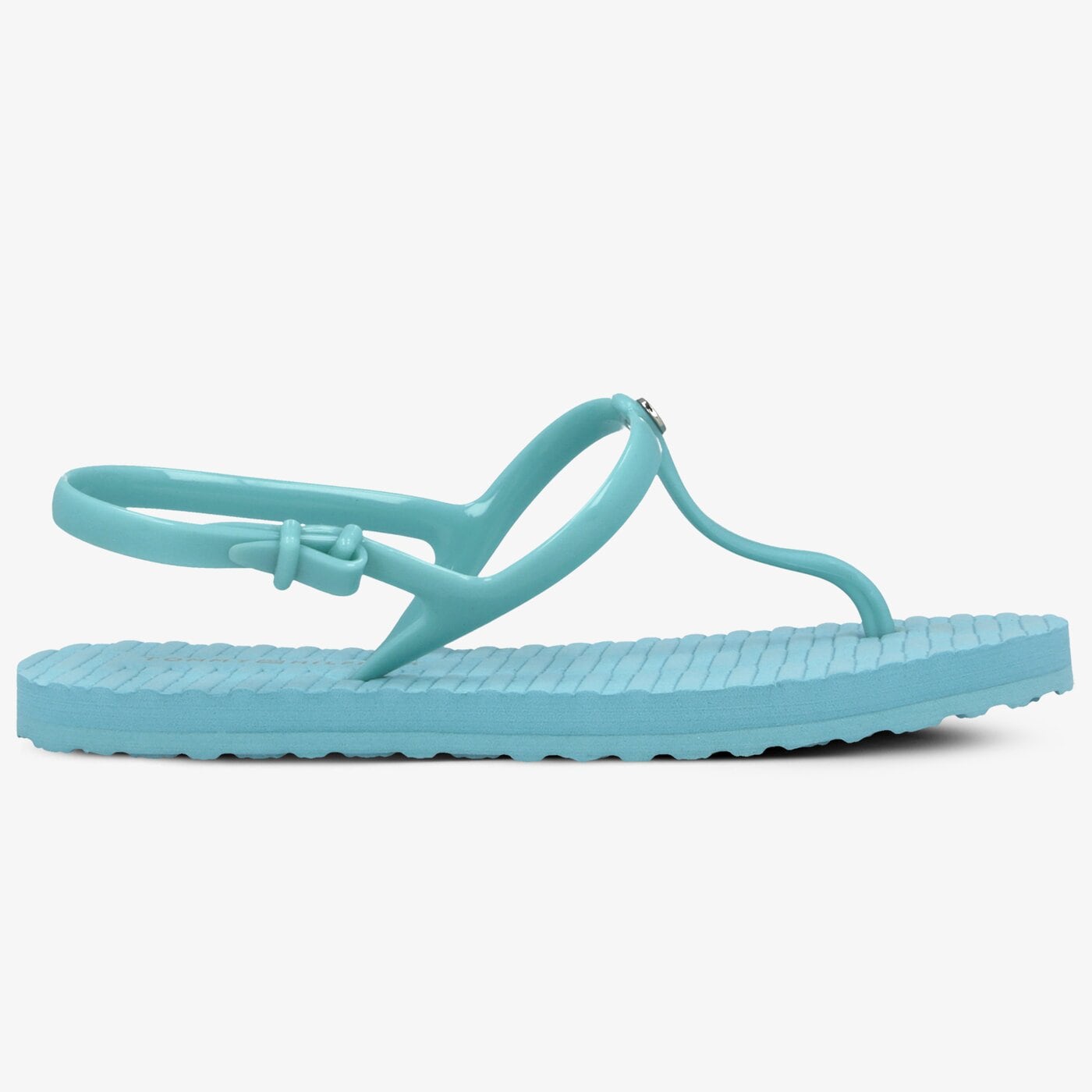 Damskie sandały TOMMY HILFIGER INT CARO 1R FLAT STRAPPY BEACH SANDAL fw0fw03923447 kolor niebieski