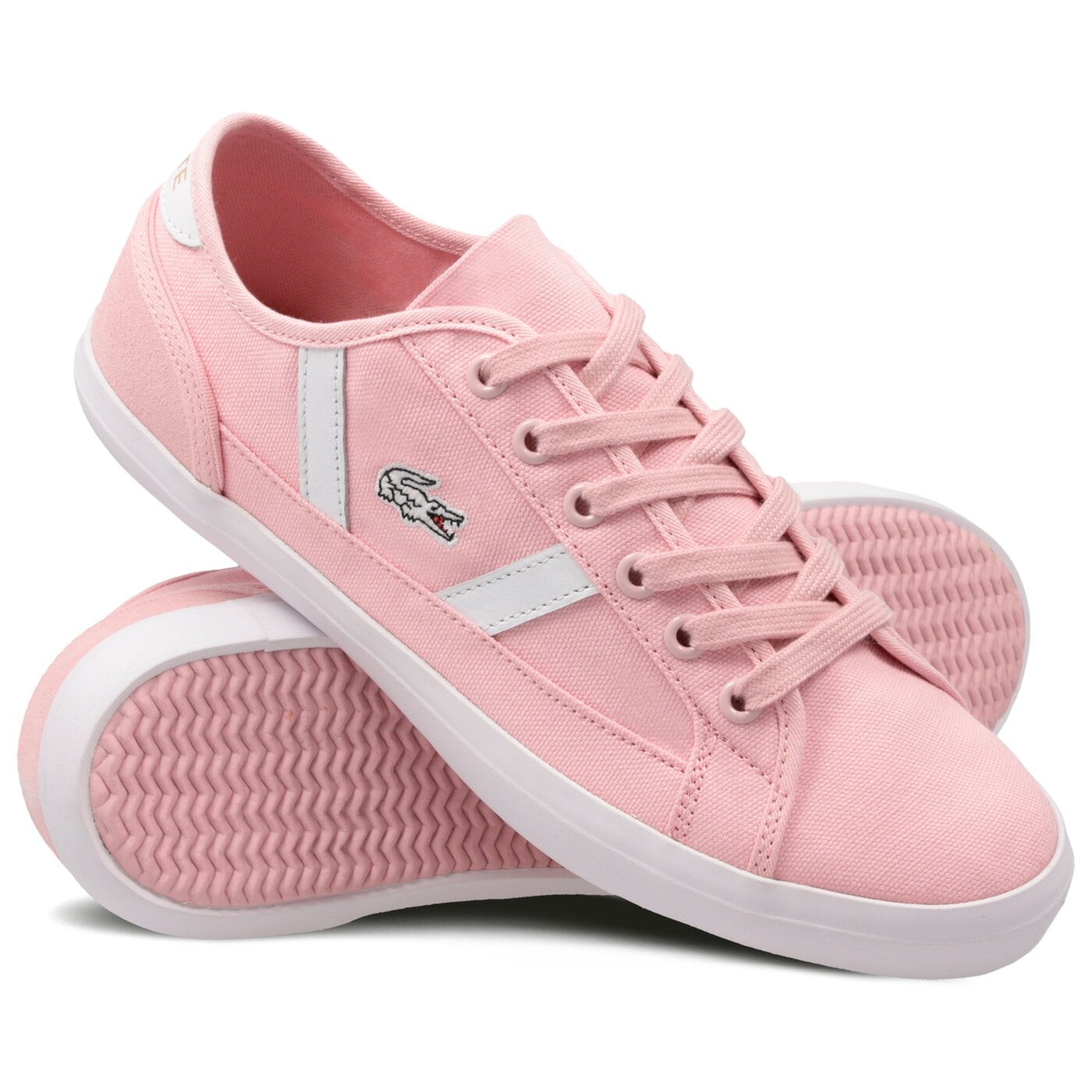 Damskie trampki LACOSTE SIDELINE 119 1 CFA 737cfa0042208 kolor różowy