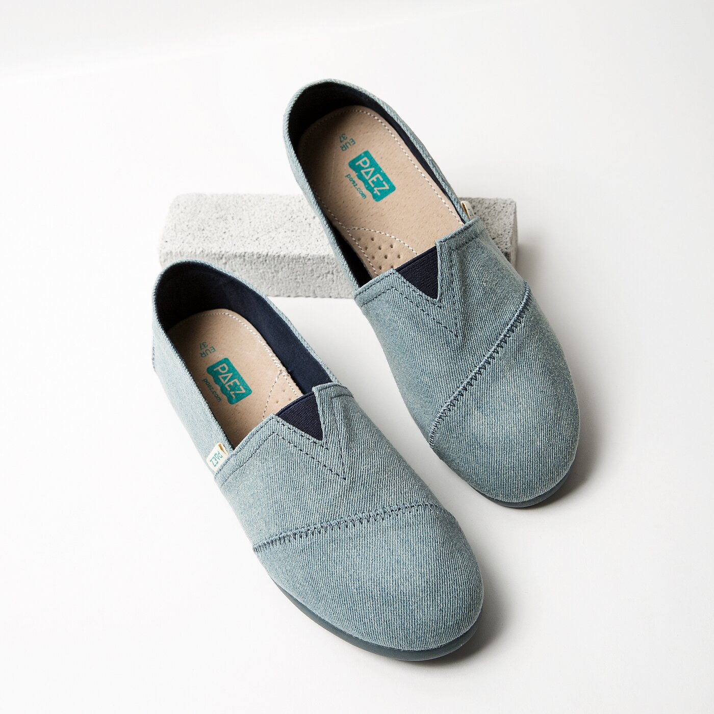 Damskie espadryle PAEZ ORIGINAL DENIM 1830501s82-304 kolor niebieski