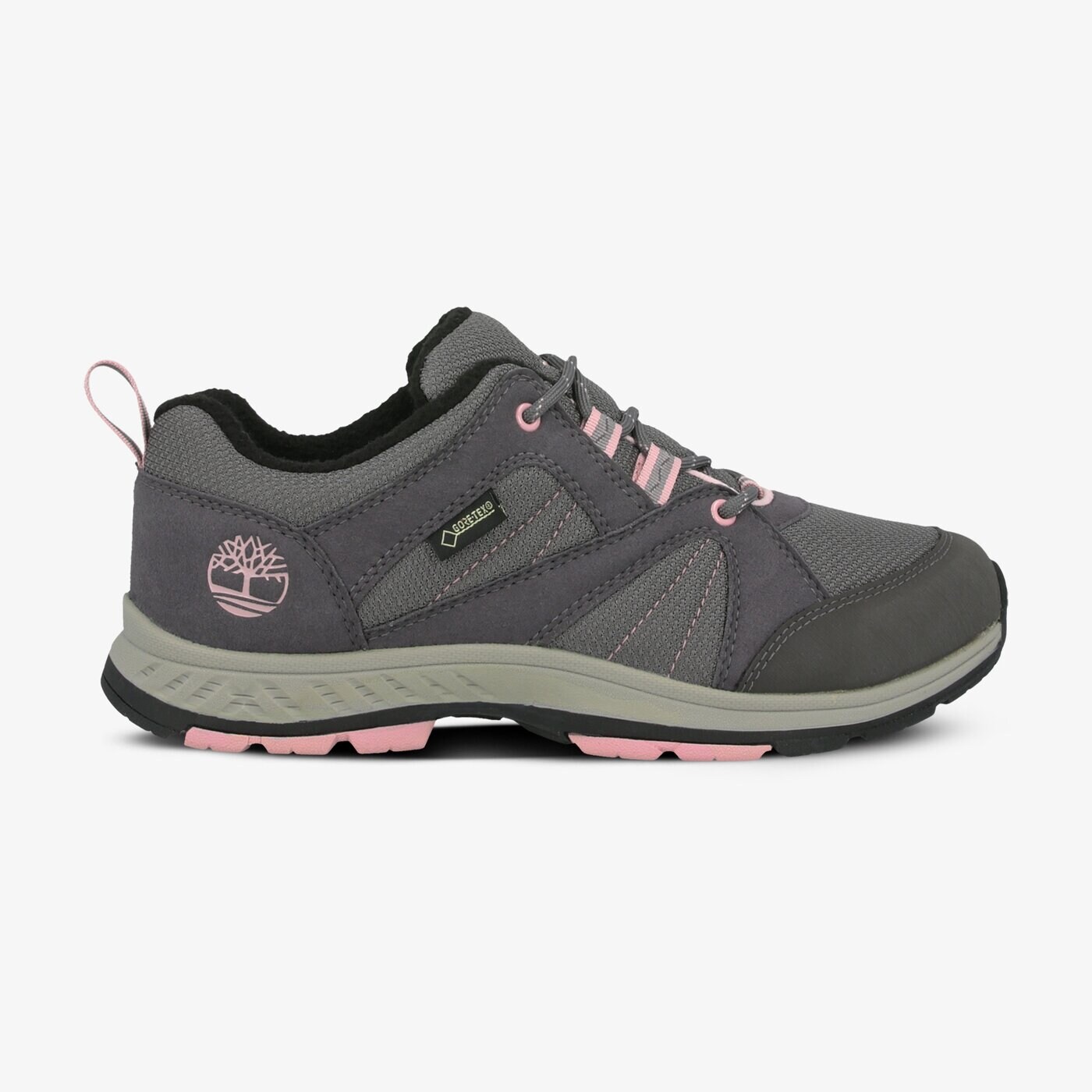 Dziecięce buty outdoor / trekkingowe TIMBERLAND NEPTUNE PARK LOW GTX WL tb0a223x0331 kolor szary