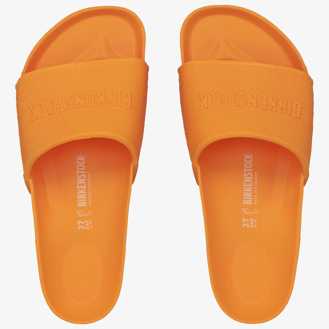 Damskie klapki BIRKENSTOCK BARBADOS EVA 1015486 kolor pomarańczowy